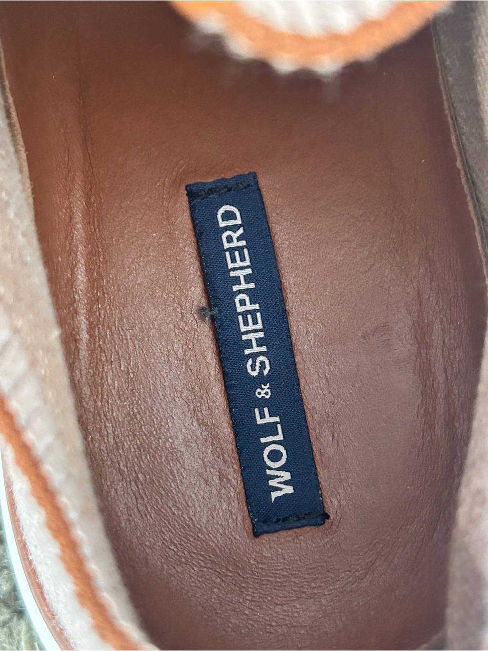 Wolf & Shepherd Men’s SupremeKnit™ Trainer Sneakers Mocha and White US 10 - Picture 8 of 8